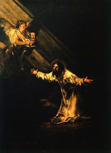 Francisco de Goya Cristo en el huerto de los olivos